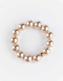 Armband - Sierkraaltjes - beige