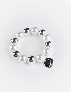 Armband - Sierkraaltjes - wit