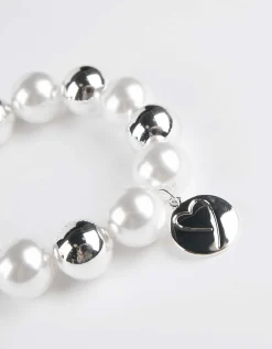 Armband - Sierkraaltjes - wit