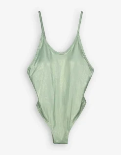 Badpak - Gerecycled polyester - groen