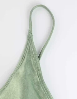 Badpak - Gerecycled polyester - groen