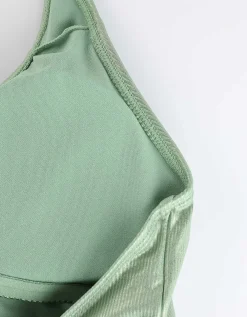 Badpak - Gerecycled polyester - groen