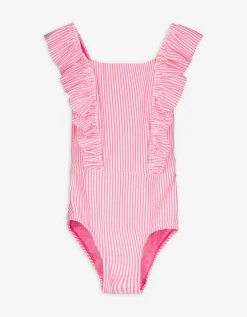 Badpak - Strepen - pink