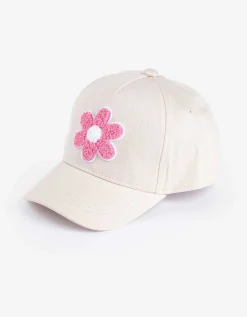Baseballpet - Borduursel - beige