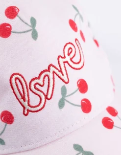 Baseballpet - Print all-over - roze