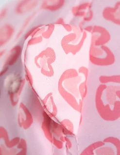 Baseballpet - Print all-over - roze