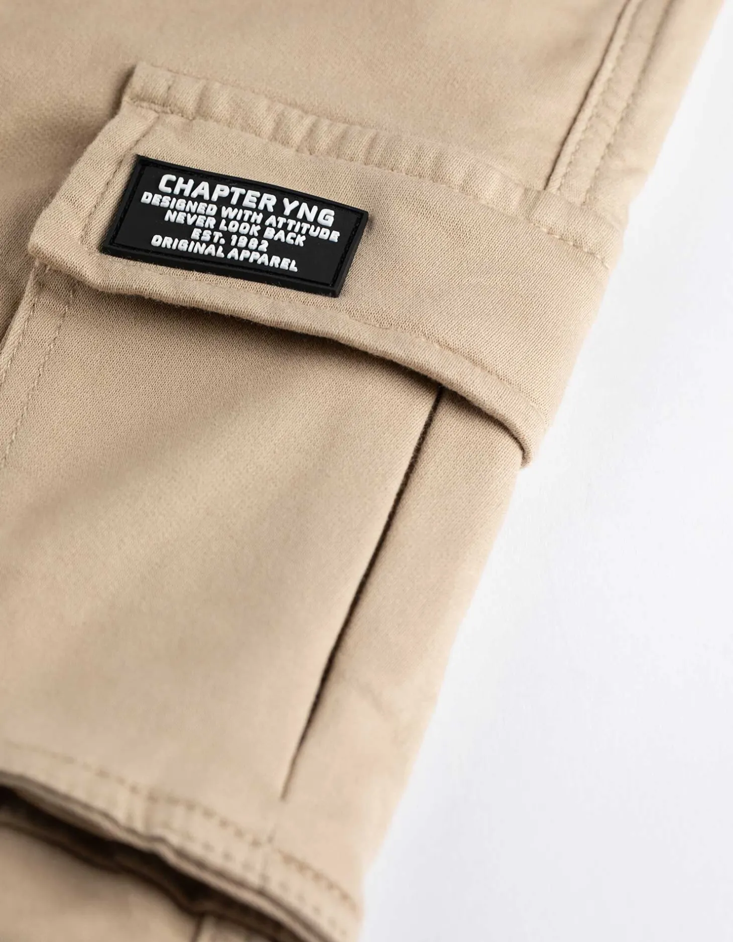 Bermuda - Effen - beige
