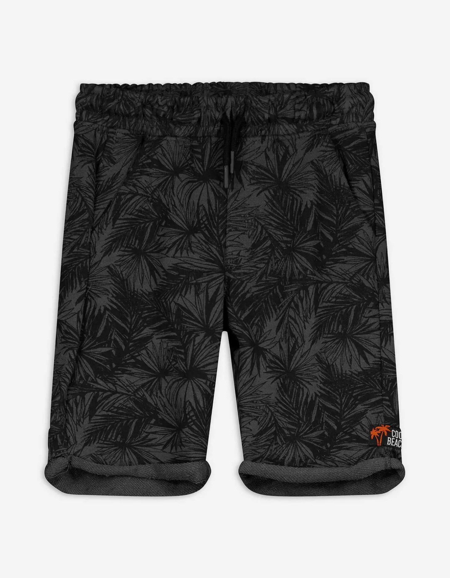 Bermuda - Print all-over - donkergrijs