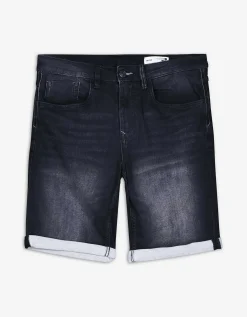 Bermuda - Vaste pijpomslag - zwart