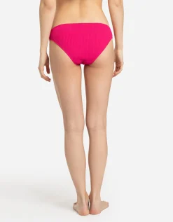 Bikinibroekje - Geribde structuur - pink