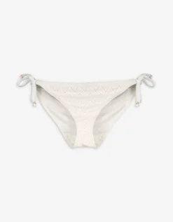 Bikinibroekje - Lurex - wit