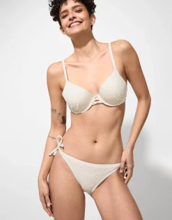 Bikinibroekje - Lurex - wit