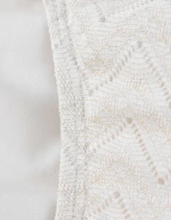 Bikinibroekje - Lurex - wit