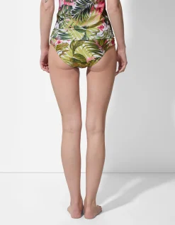 Bikinibroekje - Print all-over - lichtgroen
