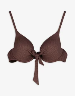 Bikinitop - Effen - bruin
