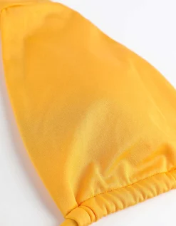 Bikinitop - Gerecycled polyester - geel