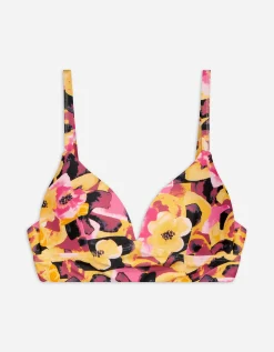 Bikinitop - Gerecycled polyester - geel