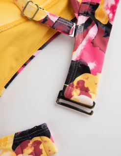 Bikinitop - Gerecycled polyester - geel