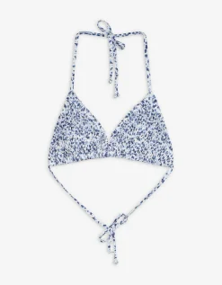 Bikinitop - Print all-over - zilver