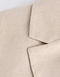 Blazer - Effen - beige