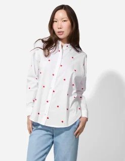Blouse - Borduursel - wit