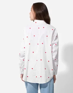 Blouse - Borduursel - wit