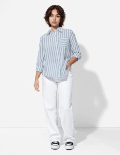 Blouse - Borstzak - donkerblauw