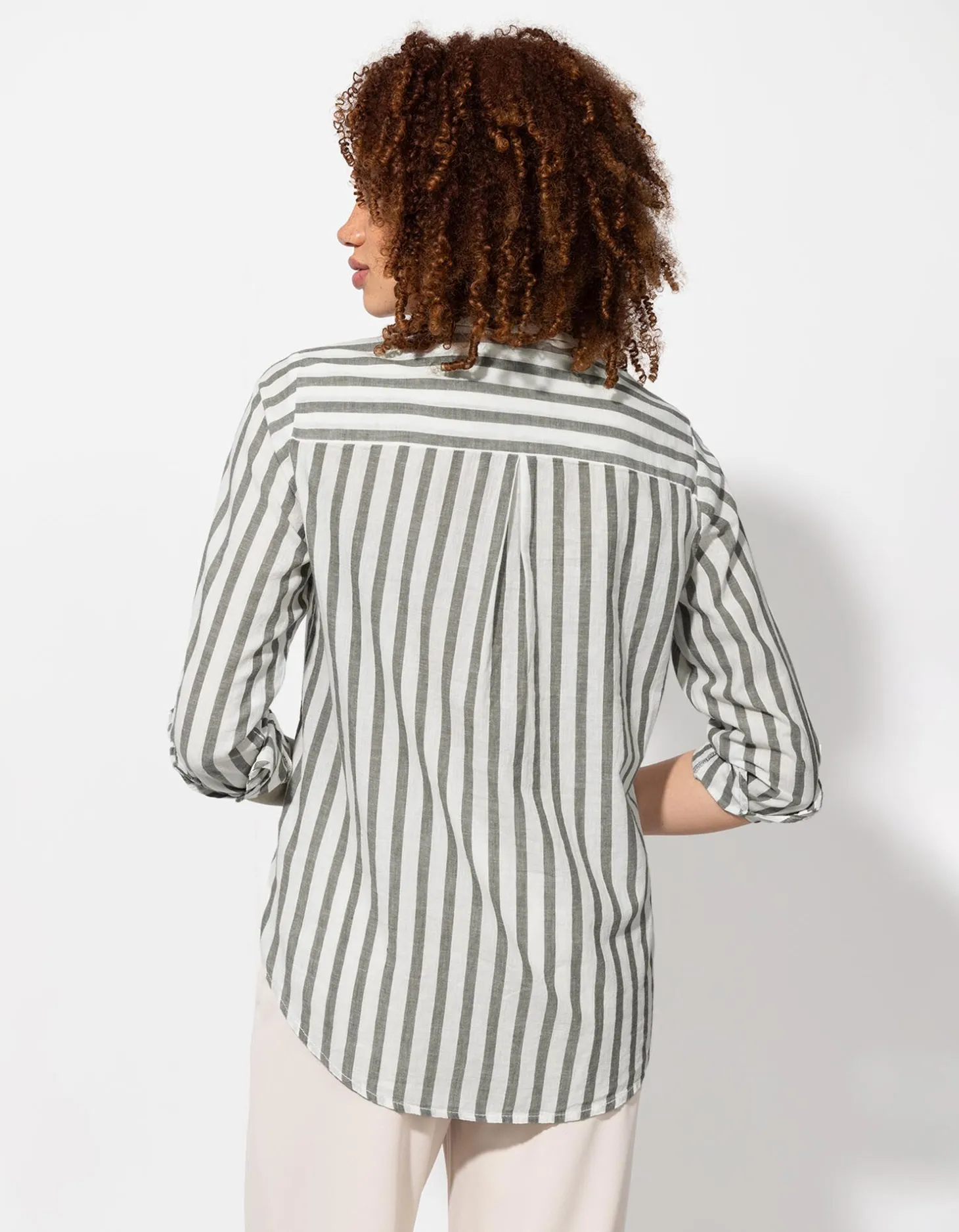 Blouse - Borstzak - donkergroen