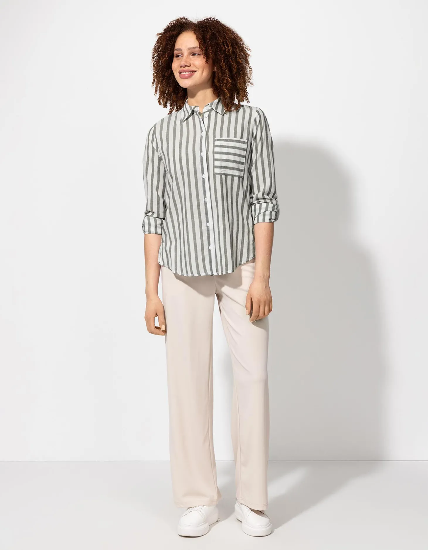 Blouse - Borstzak - donkergroen