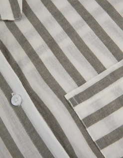 Blouse - Borstzak - donkergroen