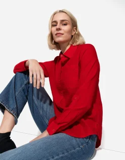 Blouse - Borstzak - rood