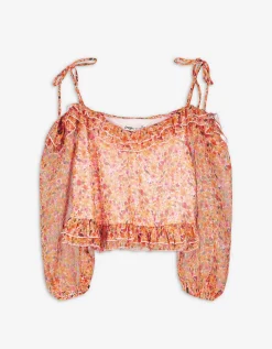 Blouse - Chiffon - roze
