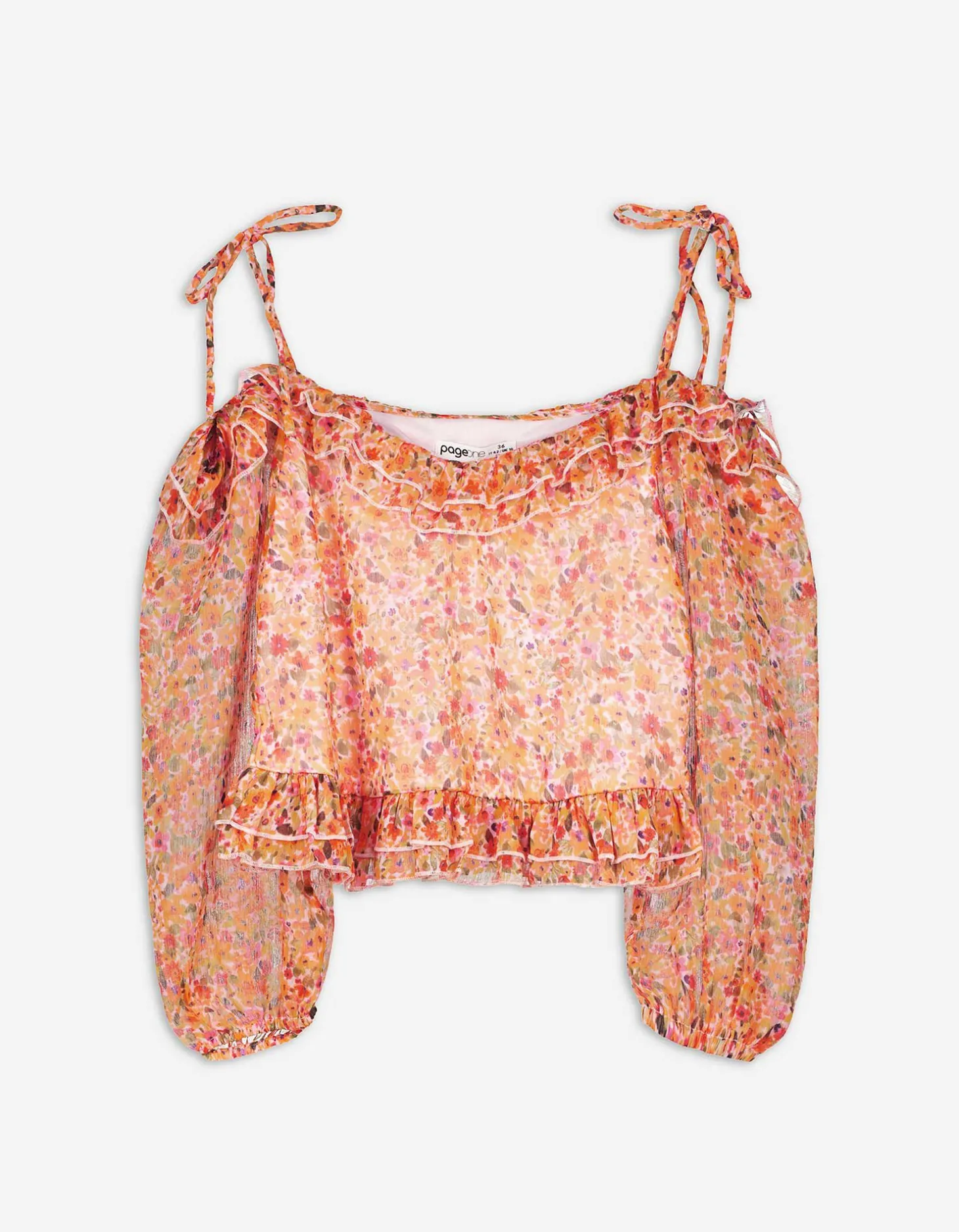 Blouse - Chiffon - roze