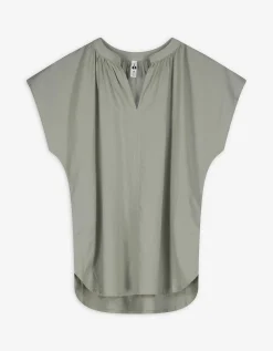 Blouse - Effen - lichtgroen