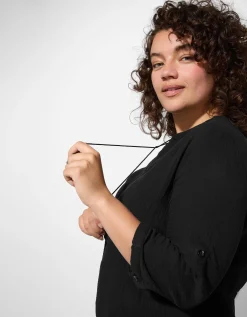 Blouse - Katoen - zwart