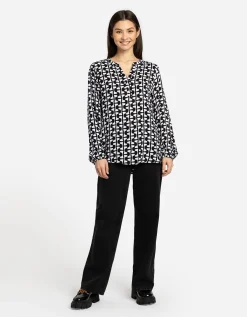 Blouse - LENZING&trade; ECOVERO&trade; - beige