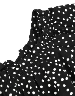 Blouse - LENZING&trade; ECOVERO&trade; - zwart