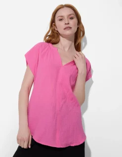 Blouse - Mousseline - pink
