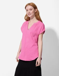 Blouse - Mousseline - pink