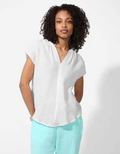 Blouse - Mousseline - wit