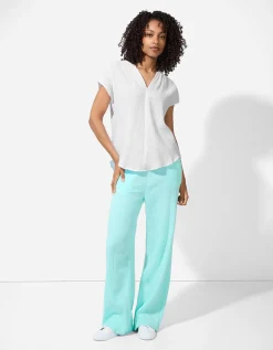 Blouse - Mousseline - wit