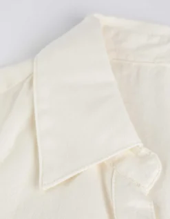 Blouse - Overhemd kraag - wit