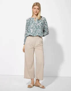 Blouse - Print all-over - lichtgroen