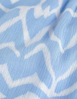 Blouse - Print all-over - lichtblauw