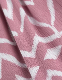 Blouse - Print all-over - roze