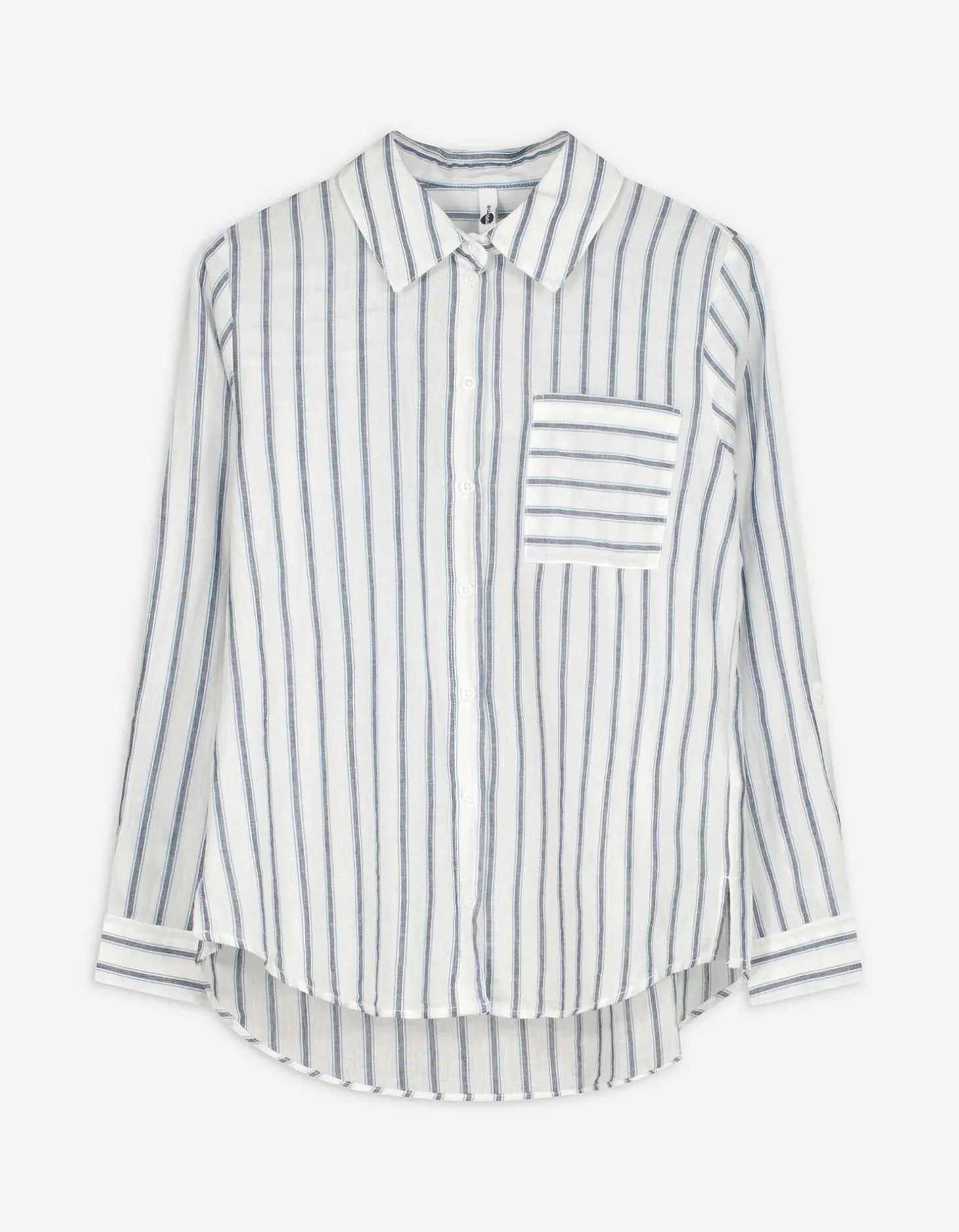 Blouse - Strepen - donkerblauw