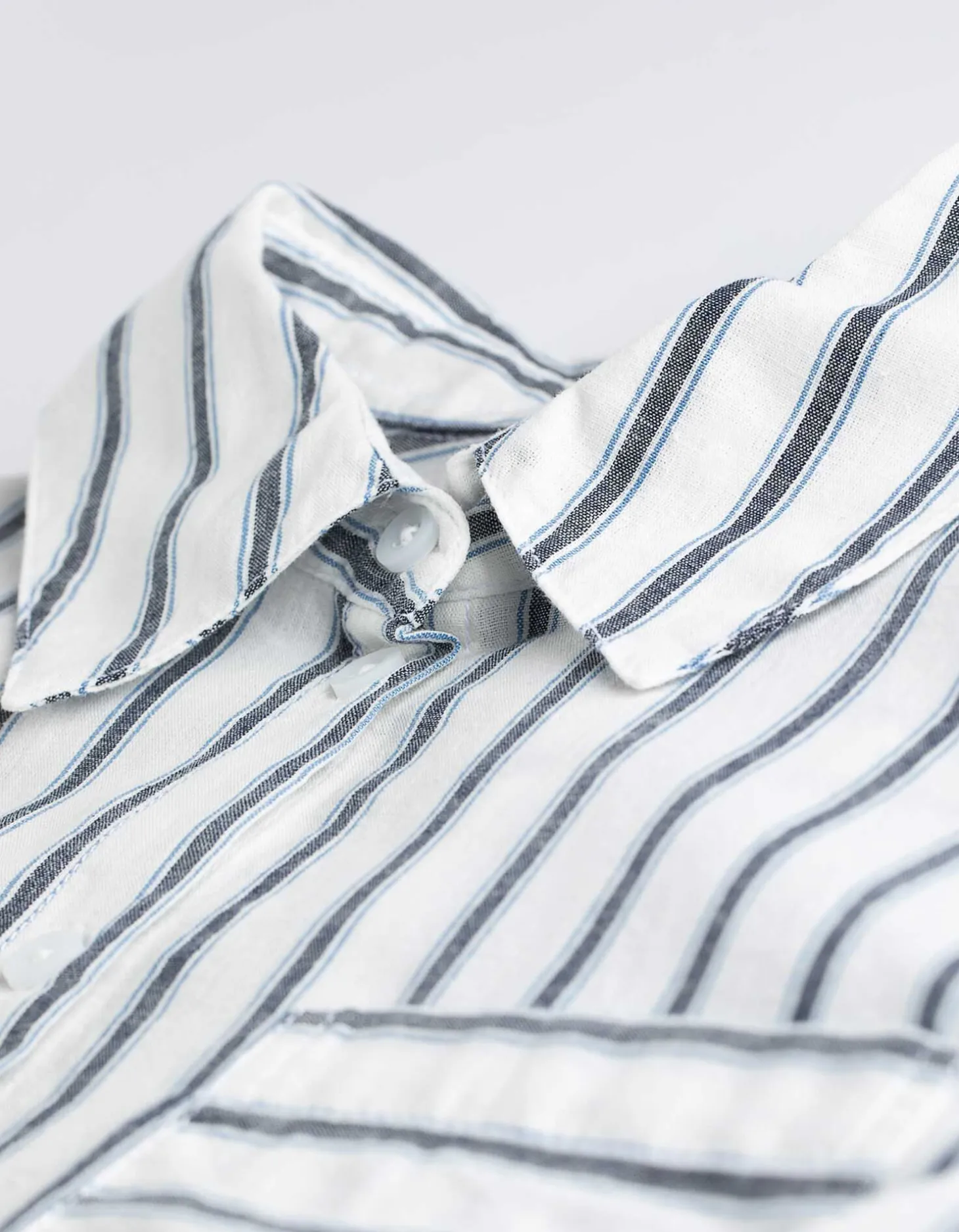 Blouse - Strepen - donkerblauw