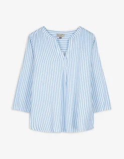 Blouse - Strepen - lichtblauw