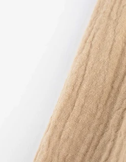 Blouse - V-hals - lichtbruin