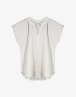 Blouse - V-hals - lichtgroen